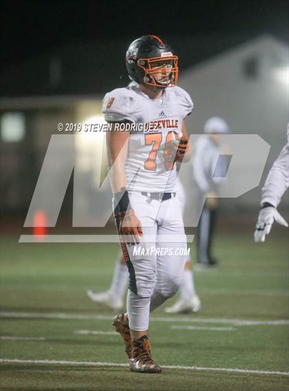 Thumbnail 2 in Buhach Colony vs. Roseville (CIF SJS D2 Playoff) photogallery.