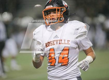 Thumbnail 2 in Buhach Colony vs. Roseville (CIF SJS D2 Playoff) photogallery.