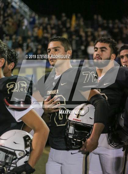 Thumbnail 3 in Buhach Colony vs. Roseville (CIF SJS D2 Playoff) photogallery.