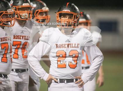Thumbnail 1 in Buhach Colony vs. Roseville (CIF SJS D2 Playoff) photogallery.