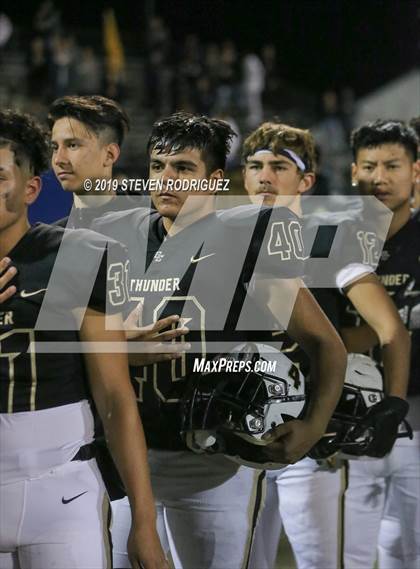 Thumbnail 1 in Buhach Colony vs. Roseville (CIF SJS D2 Playoff) photogallery.