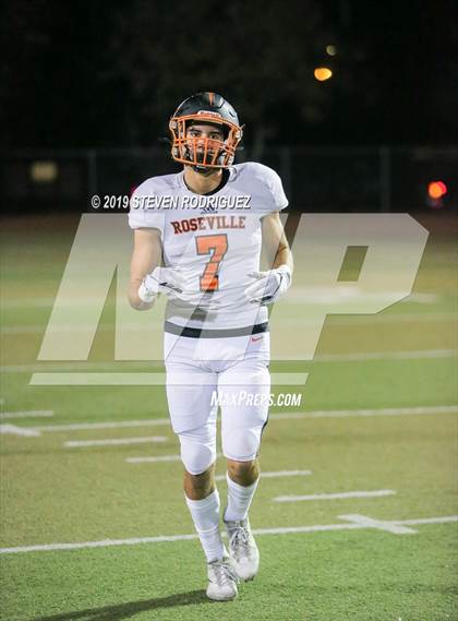 Thumbnail 3 in Buhach Colony vs. Roseville (CIF SJS D2 Playoff) photogallery.