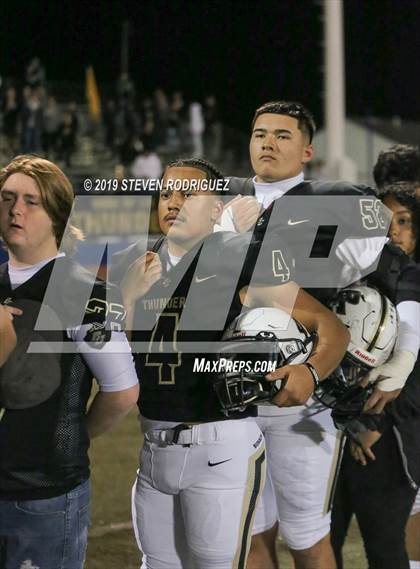Thumbnail 3 in Buhach Colony vs. Roseville (CIF SJS D2 Playoff) photogallery.