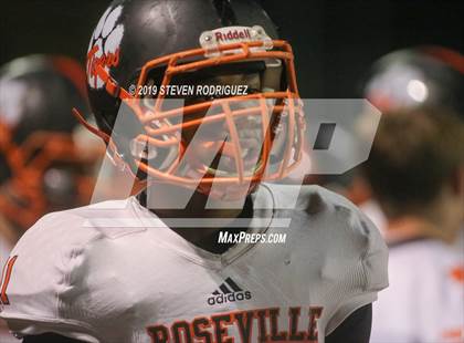 Thumbnail 1 in Buhach Colony vs. Roseville (CIF SJS D2 Playoff) photogallery.