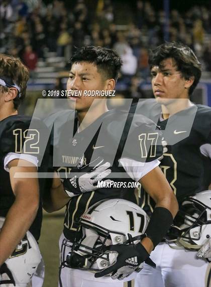 Thumbnail 2 in Buhach Colony vs. Roseville (CIF SJS D2 Playoff) photogallery.