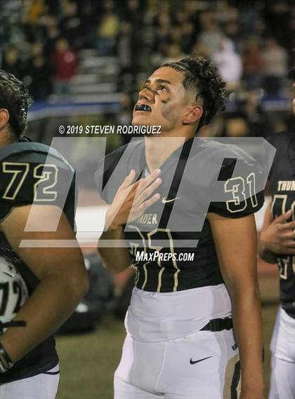 Thumbnail 2 in Buhach Colony vs. Roseville (CIF SJS D2 Playoff) photogallery.