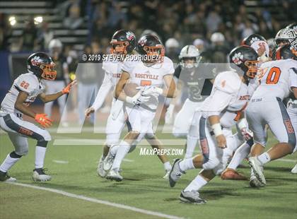 Thumbnail 3 in Buhach Colony vs. Roseville (CIF SJS D2 Playoff) photogallery.