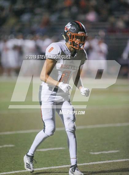 Thumbnail 3 in Buhach Colony vs. Roseville (CIF SJS D2 Playoff) photogallery.