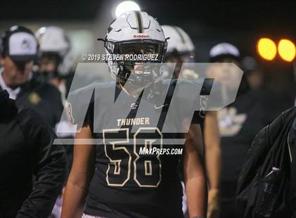 Thumbnail 1 in Buhach Colony vs. Roseville (CIF SJS D2 Playoff) photogallery.