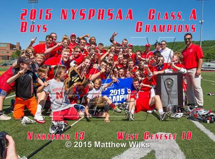Thumbnail 2 in West Genesee vs. Niskayuna (NYSPHSAA Class A Final) photogallery.