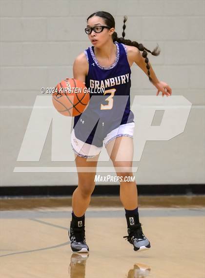 Thumbnail 3 in Granbury vs. Ryan (UIL Basketball 5A Area) photogallery.