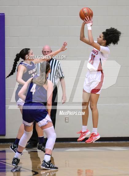 Thumbnail 2 in Granbury vs. Ryan (UIL Basketball 5A Area) photogallery.