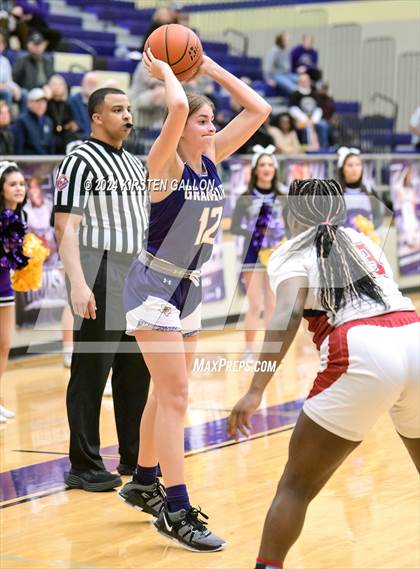 Thumbnail 3 in Granbury vs. Ryan (UIL Basketball 5A Area) photogallery.