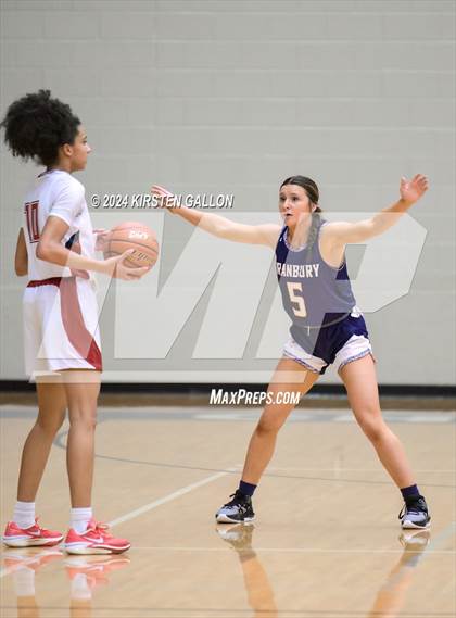Thumbnail 2 in Granbury vs. Ryan (UIL Basketball 5A Area) photogallery.