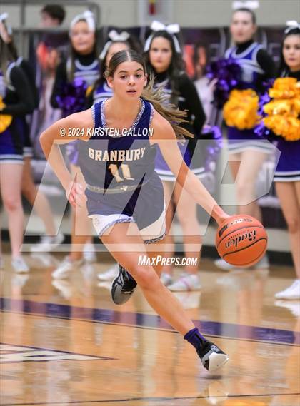 Thumbnail 2 in Granbury vs. Ryan (UIL Basketball 5A Area) photogallery.
