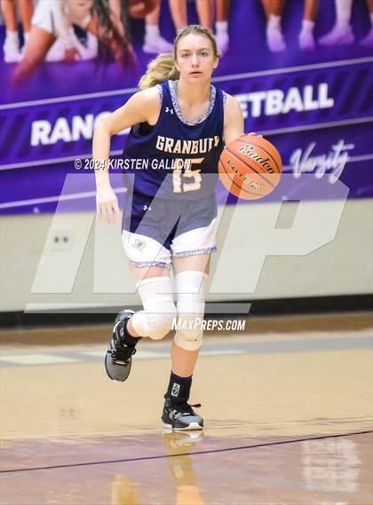 Thumbnail 1 in Granbury vs. Ryan (UIL Basketball 5A Area) photogallery.