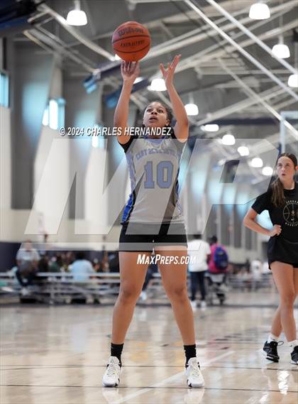 Thumbnail 2 in Jordan vs Shoemaker (Texas Association of Basketball Coaches Showcase) photogallery.