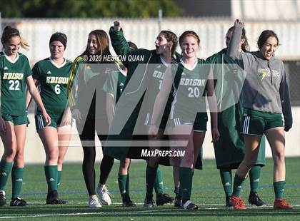 Thumbnail 2 in Edison vs. Trabuco Hills (CIF-SS D1 Playoff) photogallery.