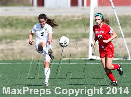 Thumbnail 2 in Cor Jesu Academy vs Pattonville (St. Louis Soccer Classic) photogallery.