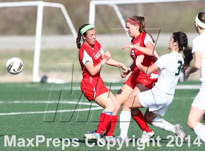Thumbnail 2 in Cor Jesu Academy vs Pattonville (St. Louis Soccer Classic) photogallery.