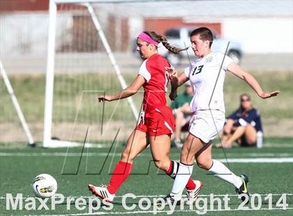 Thumbnail 2 in Cor Jesu Academy vs Pattonville (St. Louis Soccer Classic) photogallery.