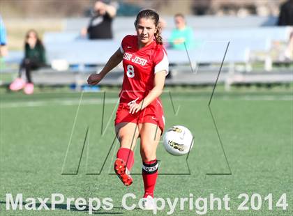 Thumbnail 2 in Cor Jesu Academy vs Pattonville (St. Louis Soccer Classic) photogallery.