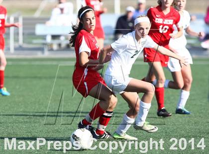 Thumbnail 3 in Cor Jesu Academy vs Pattonville (St. Louis Soccer Classic) photogallery.