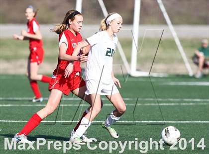 Thumbnail 3 in Cor Jesu Academy vs Pattonville (St. Louis Soccer Classic) photogallery.