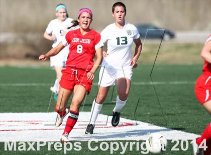 Thumbnail 3 in Cor Jesu Academy vs Pattonville (St. Louis Soccer Classic) photogallery.