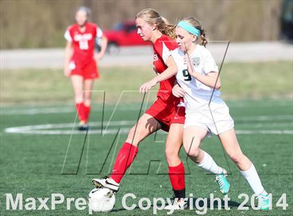 Thumbnail 1 in Cor Jesu Academy vs Pattonville (St. Louis Soccer Classic) photogallery.