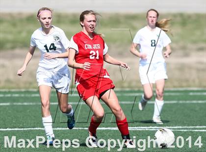 Thumbnail 1 in Cor Jesu Academy vs Pattonville (St. Louis Soccer Classic) photogallery.