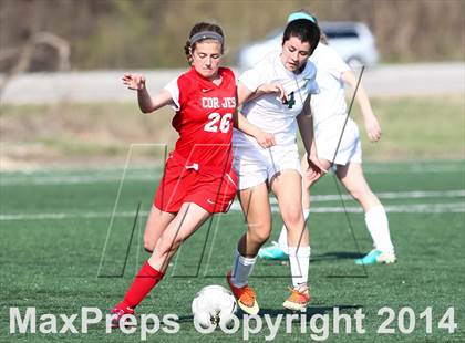 Thumbnail 1 in Cor Jesu Academy vs Pattonville (St. Louis Soccer Classic) photogallery.
