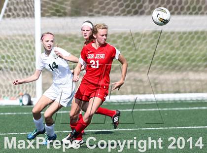 Thumbnail 2 in Cor Jesu Academy vs Pattonville (St. Louis Soccer Classic) photogallery.