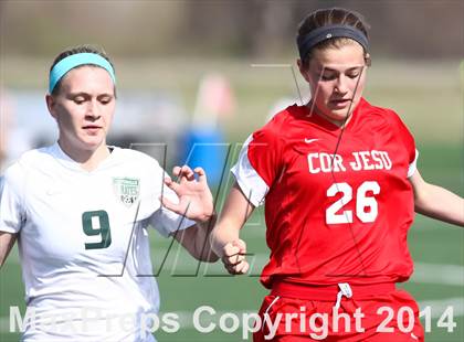 Thumbnail 1 in Cor Jesu Academy vs Pattonville (St. Louis Soccer Classic) photogallery.