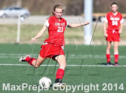 Thumbnail 3 in Cor Jesu Academy vs Pattonville (St. Louis Soccer Classic) photogallery.
