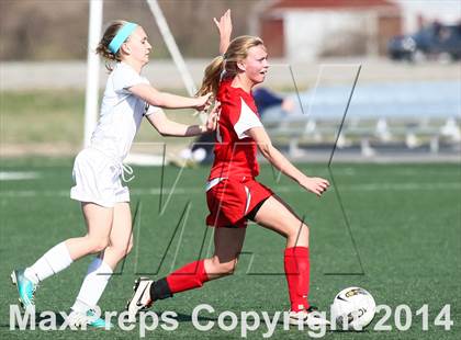 Thumbnail 1 in Cor Jesu Academy vs Pattonville (St. Louis Soccer Classic) photogallery.