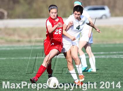 Thumbnail 3 in Cor Jesu Academy vs Pattonville (St. Louis Soccer Classic) photogallery.