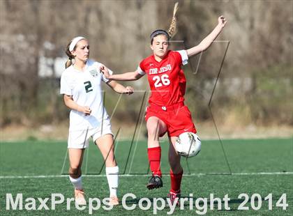 Thumbnail 1 in Cor Jesu Academy vs Pattonville (St. Louis Soccer Classic) photogallery.