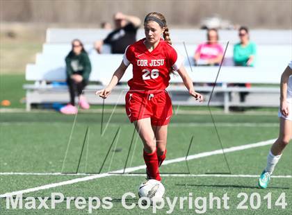 Thumbnail 3 in Cor Jesu Academy vs Pattonville (St. Louis Soccer Classic) photogallery.