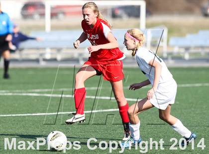 Thumbnail 2 in Cor Jesu Academy vs Pattonville (St. Louis Soccer Classic) photogallery.
