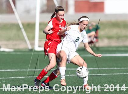 Thumbnail 2 in Cor Jesu Academy vs Pattonville (St. Louis Soccer Classic) photogallery.