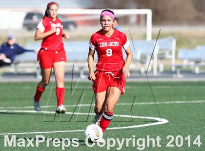 Thumbnail 3 in Cor Jesu Academy vs Pattonville (St. Louis Soccer Classic) photogallery.