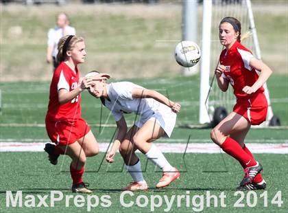 Thumbnail 3 in Cor Jesu Academy vs Pattonville (St. Louis Soccer Classic) photogallery.