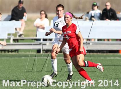 Thumbnail 2 in Cor Jesu Academy vs Pattonville (St. Louis Soccer Classic) photogallery.