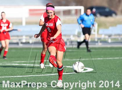 Thumbnail 2 in Cor Jesu Academy vs Pattonville (St. Louis Soccer Classic) photogallery.