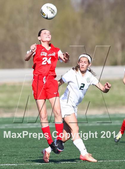 Thumbnail 1 in Cor Jesu Academy vs Pattonville (St. Louis Soccer Classic) photogallery.