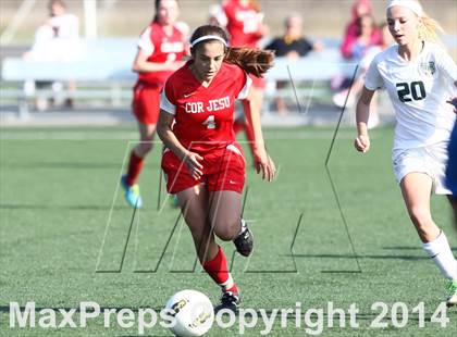 Thumbnail 2 in Cor Jesu Academy vs Pattonville (St. Louis Soccer Classic) photogallery.