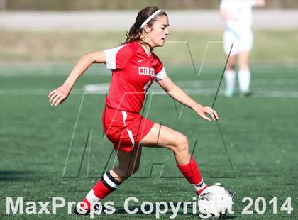 Thumbnail 3 in Cor Jesu Academy vs Pattonville (St. Louis Soccer Classic) photogallery.