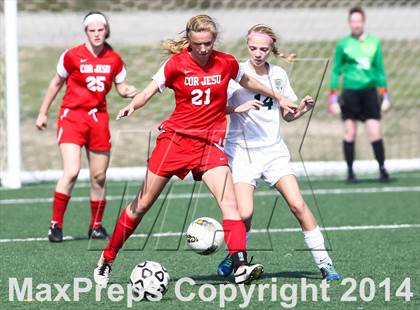 Thumbnail 3 in Cor Jesu Academy vs Pattonville (St. Louis Soccer Classic) photogallery.