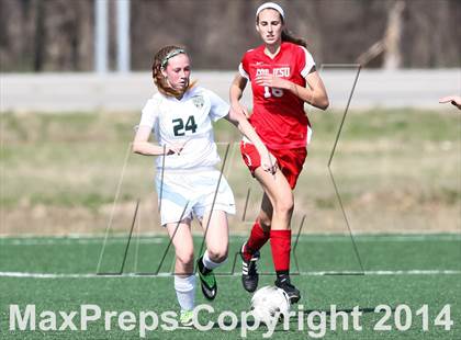 Thumbnail 2 in Cor Jesu Academy vs Pattonville (St. Louis Soccer Classic) photogallery.